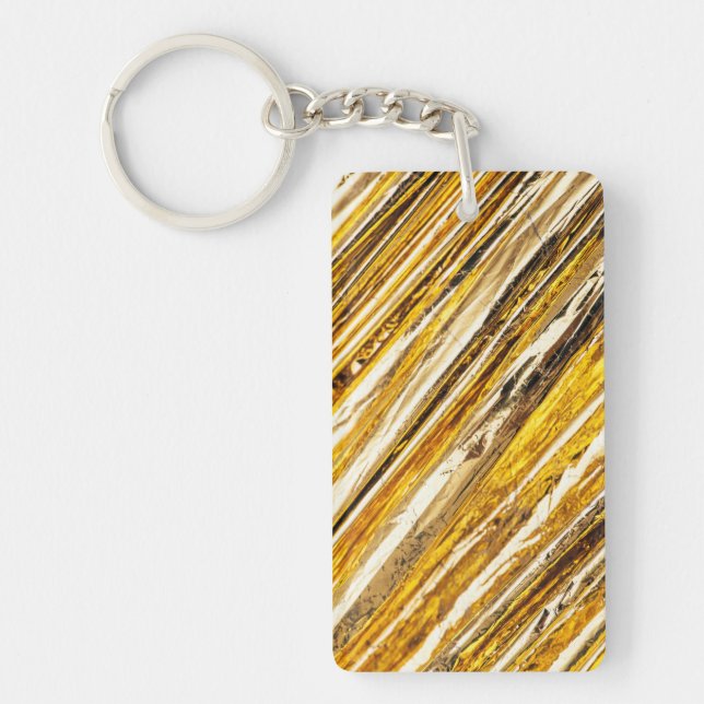 Falln Shimmering Gold Foil Key Ring (Front)