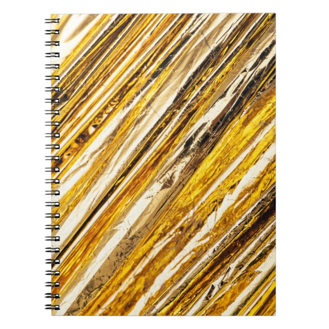 Falln Shimmering Gold Foil Notebook (Front)