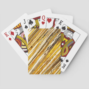 Falln Shimmering Gold Foil Playing Cards
