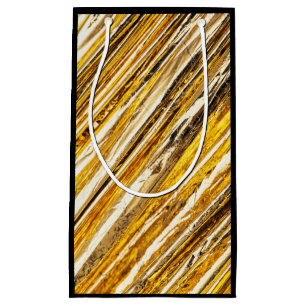 Falln Shimmering Gold Foil Small Gift Bag