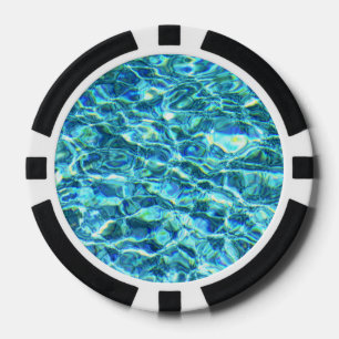 Falln Shimmering Water Poker Chips