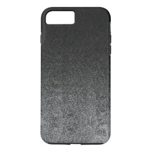 Falln Silver & Black Glitter Gradient iPhone 8 Plus/7 Plus Case
