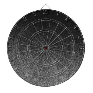 Falln Silver & Black Glitter Gradient Dartboard