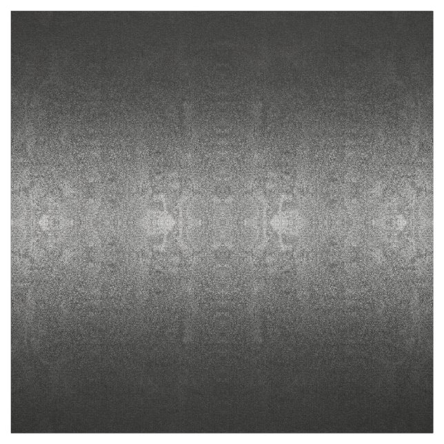 Falln Silver & Black Glitter Gradient Fabric (Swatch)
