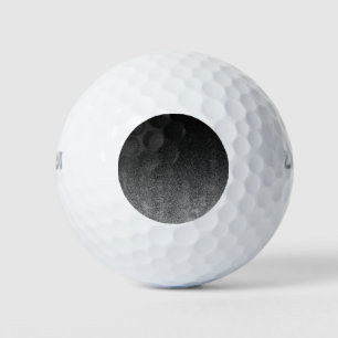 Falln Silver & Black Glitter Gradient Golf Balls