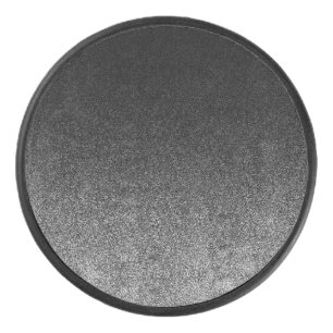 Falln Silver & Black Glitter Gradient Hockey Puck