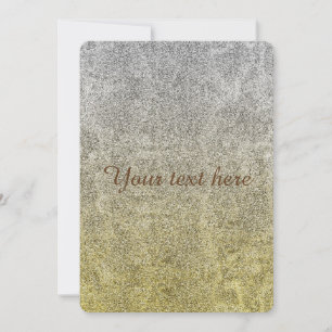 Falln Silver & Gold Glitter Gradient