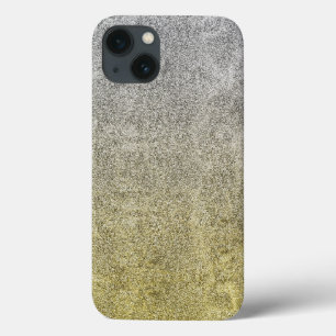 Falln Silver & Gold Glitter Gradient iPhone 13 Case