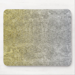Falln Silver & Gold Glitter Gradient Mouse Mat