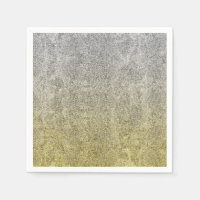 Falln Silver & Gold Glitter Gradient