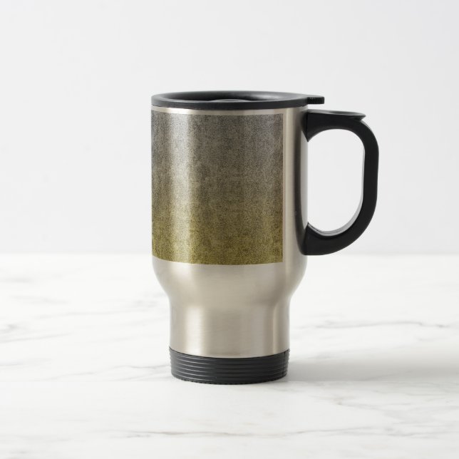 Falln Silver & Gold Glitter Gradient Travel Mug (Right)