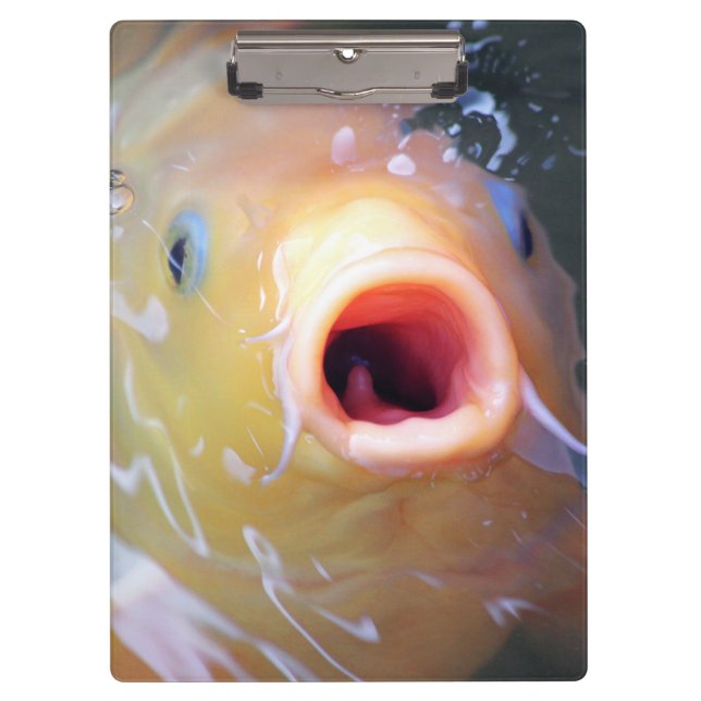 Falln Singing Ghost Koi Clipboard (Front)