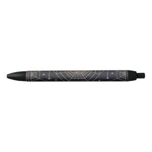 Falln Spider Silk Stars Book Black Ink Pen