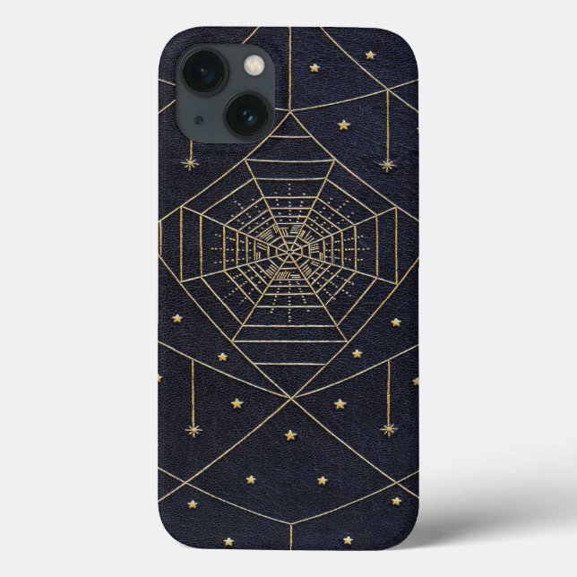 Falln Spider Silk Stars Book Case-Mate iPhone Case (Back)