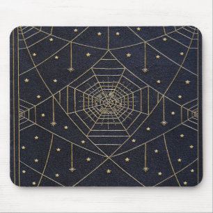 Falln Spider Silk Stars Book Mouse Mat