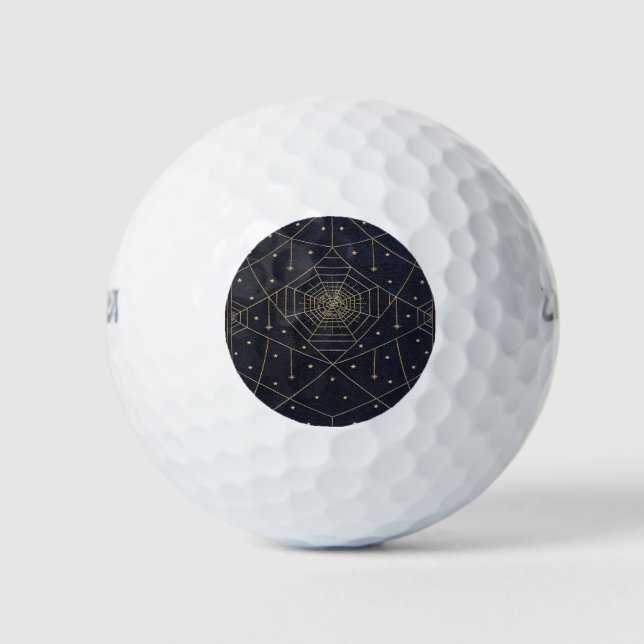 Falln Spider Silk Stars Golf Balls (Front)