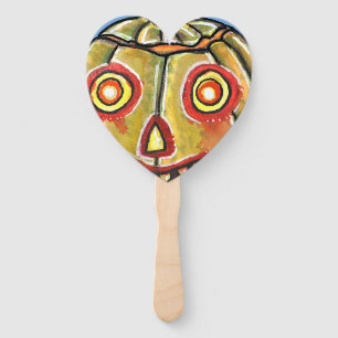 Falln Spooky Pumpkin Vintage Halloweenies Hand Fan