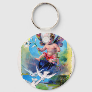 Falln Spring Time Fairy Key Ring