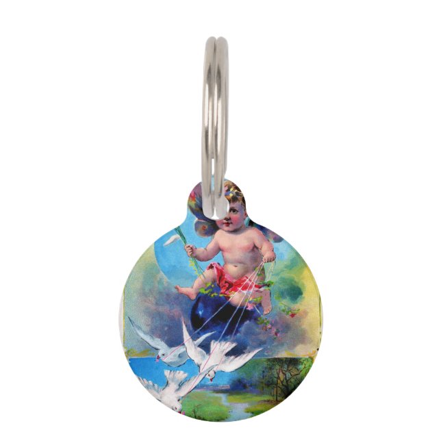 Falln Spring Time Fairy Pet Tag (Front)