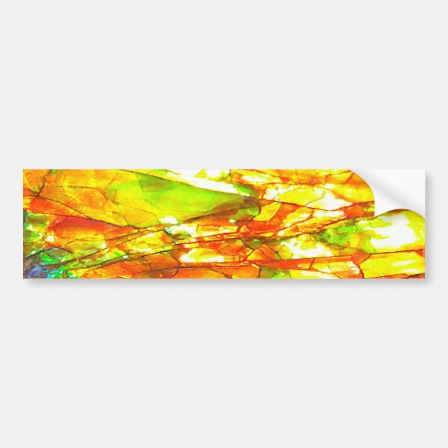 Falln Sunset Ammolite Bumper Sticker (Front)