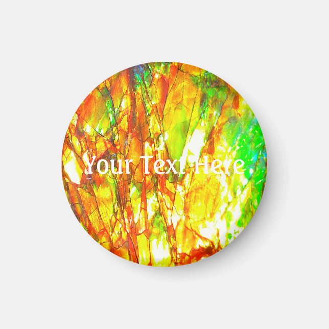 Falln Sunset Ammolite Magnet (Front)