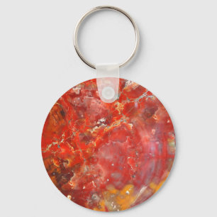 Falln Sunset Splatter Stones Key Ring
