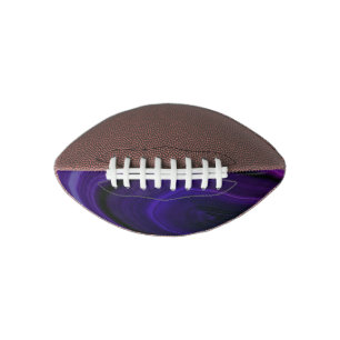 Falln Swirled Purple Geode American Football