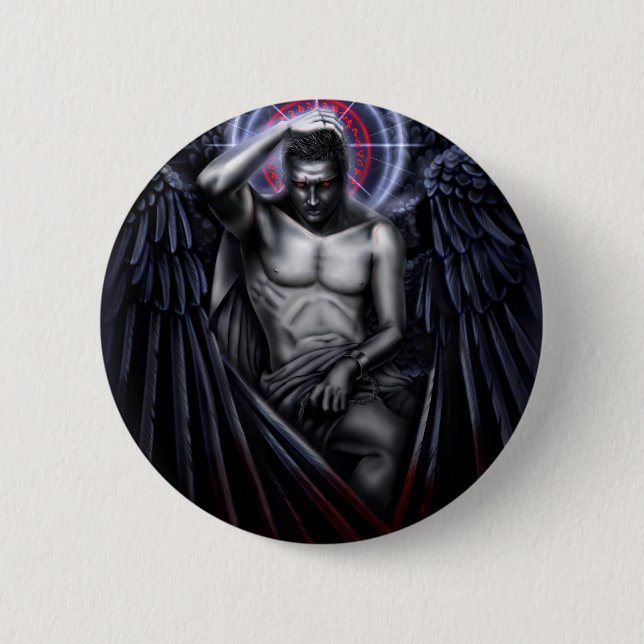 Falln Sympathy For The Devil 6 Cm Round Badge (Front)