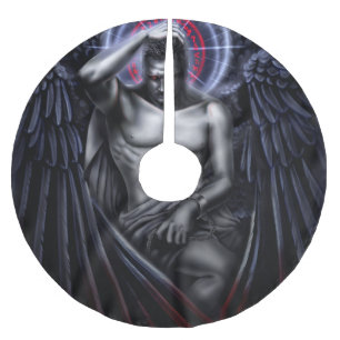 Falln Sympathy For The Devil Brushed Polyester Tree Skirt