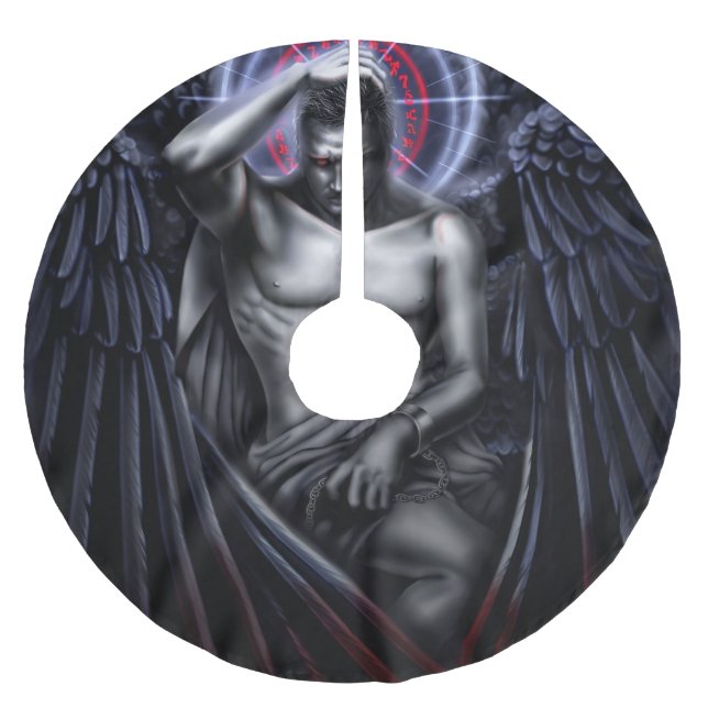 Falln Sympathy For The Devil Brushed Polyester Tree Skirt (Front)