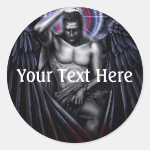 Falln Sympathy For The Devil Classic Round Sticker