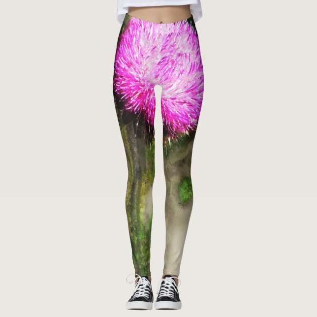 Falln Thistle Magic Leggings (Front)