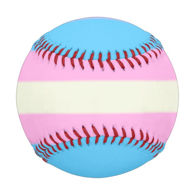 Falln Transgender Pride Flag Baseball (Front)
