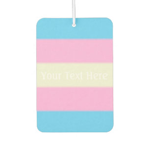 Falln Transgender Pride Flag Car Air Freshener