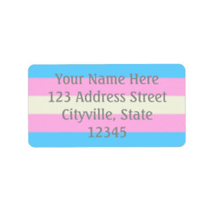 Falln Transgender Pride Flag Label