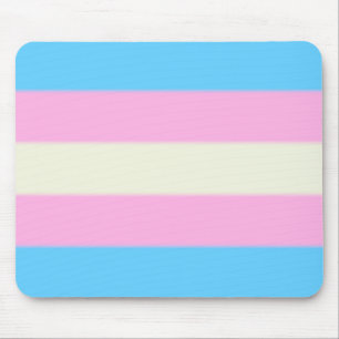 Falln Transgender Pride Flag Mouse Mat