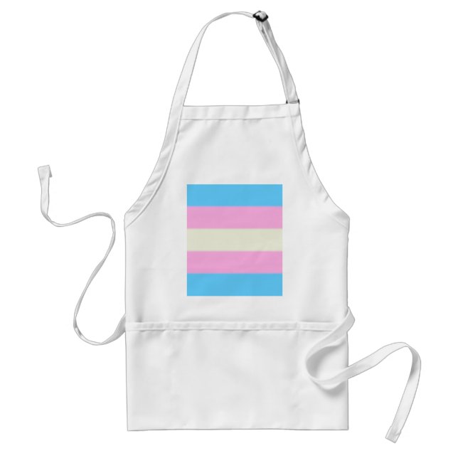 Falln Transgender Pride Flag Standard Apron (Front)