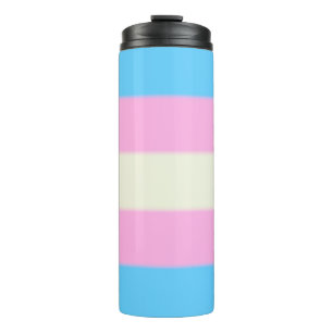 Falln Transgender Pride Flag Thermal Tumbler