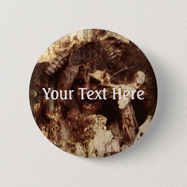 Falln Trapped Within 6 Cm Round Badge (Front)