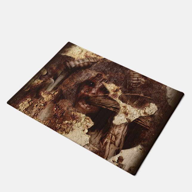 Falln Trapped Within Doormat (Angled)