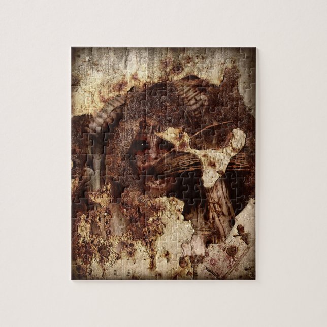 Falln Trapped Within Jigsaw Puzzle (Vertical)