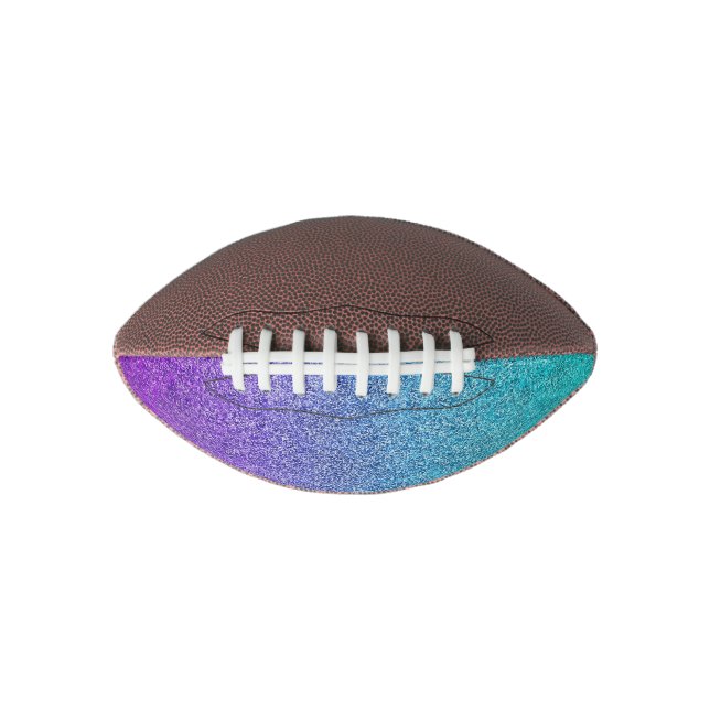 Falln Tropical Dusk Glitter Gradient American Football (Front)