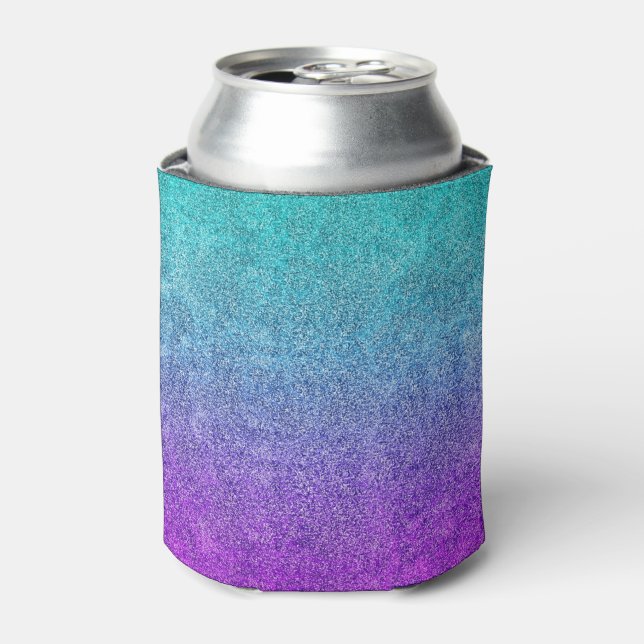 Falln Tropical Dusk Glitter Gradient Can Cooler (Can Front)