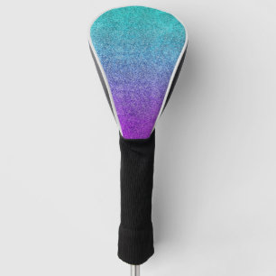 Falln Tropical Dusk Glitter Gradient Golf Head Cover