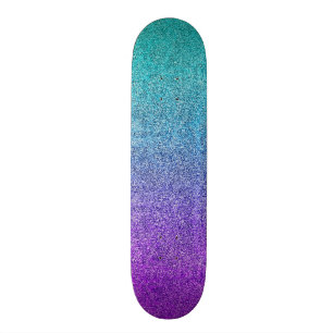 Falln Tropical Dusk Glitter Gradient Skateboard