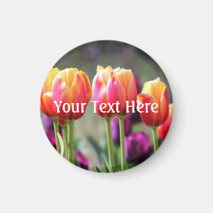 Falln Tulips Aflame Magnet