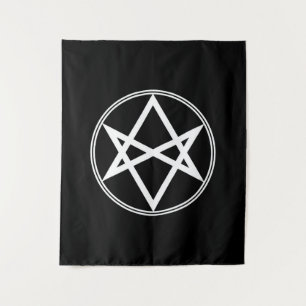 Falln Unicursal Hexagram Tapestry