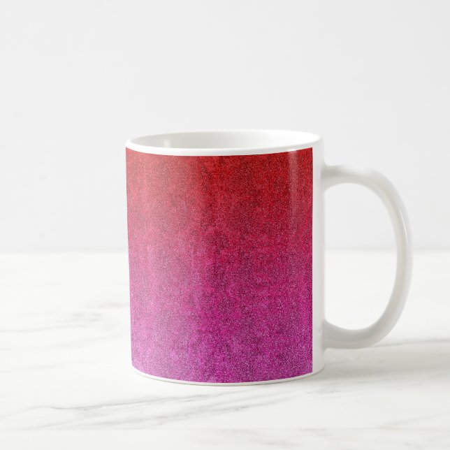 Falln Valentine Glitter Gradient Coffee Mug (Right)