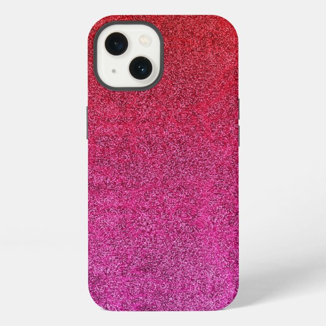 Falln Valentine Glitter Gradient iPhone Case (Back)