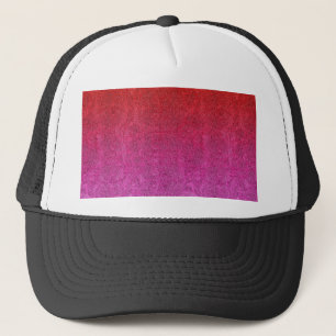 Falln Valentine Glitter Gradient Trucker Hat